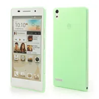 Cover in TPU Super Sottile 0,3 mm per Huawei Ascend P6 (Verde)