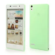 Cover in TPU Super Sottile 0,3 mm per Huawei Ascend P6 (Verde)
