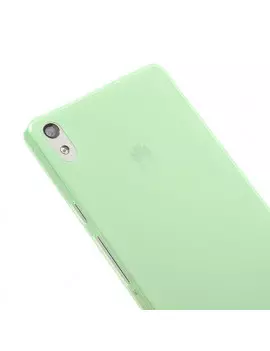 Cover in TPU Super Sottile 0,3 mm per Huawei Ascend P6 (Verde)