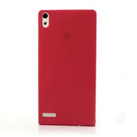 Cover in TPU Super Sottile 0,3 mm per Huawei Ascend P6 (Rosso)