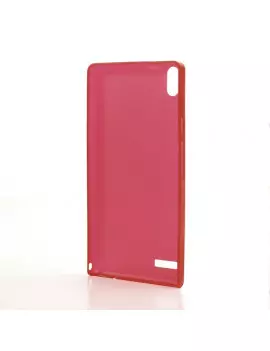 Cover in TPU Super Sottile 0,3 mm per Huawei Ascend P6 (Rosso)