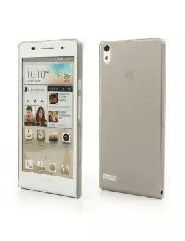 Cover in TPU Super Sottile 0,3 mm per Huawei Ascend P6 (Grigio)