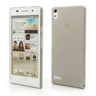 Cover in TPU Super Sottile 0,3 mm per Huawei Ascend P6 (Grigio)
