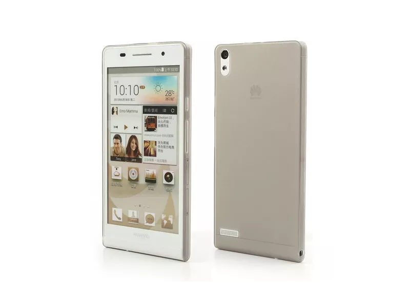 Cover in TPU Super Sottile 0,3 mm per Huawei Ascend P6 (Grigio) Cover in TPU Super Sottile 0,3 mm per Huawei Ascend P6 (Grigio)