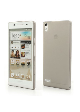 Cover in TPU Super Sottile 0,3 mm per Huawei Ascend P6 (Grigio)