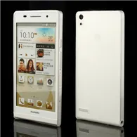 Cover in TPU Super Sottile 0,3 mm per Huawei Ascend P6 (Bianco)