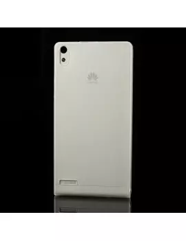 Cover in TPU Super Sottile 0,3 mm per Huawei Ascend P6 (Bianco)
