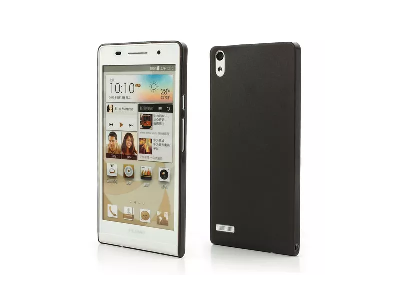 Cover in TPU Super Sottile 0,3 mm per Huawei Ascend P6 (Nero) Cover in TPU Super Sottile 0,3 mm per Huawei Ascend P6 (Nero)