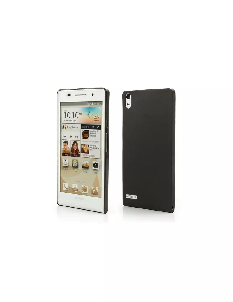 Cover in TPU Super Sottile 0,3 mm per Huawei Ascend P6 (Nero) Cover in TPU Super Sottile 0,3 mm per Huawei Ascend P6 (Nero)