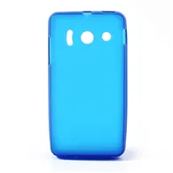 Cover in TPU Gel Cover per Huawei Ascend Y300 U8833 (Blu Scuro)