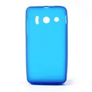Cover in TPU Gel Cover per Huawei Ascend Y300 U8833 (Blu Scuro)