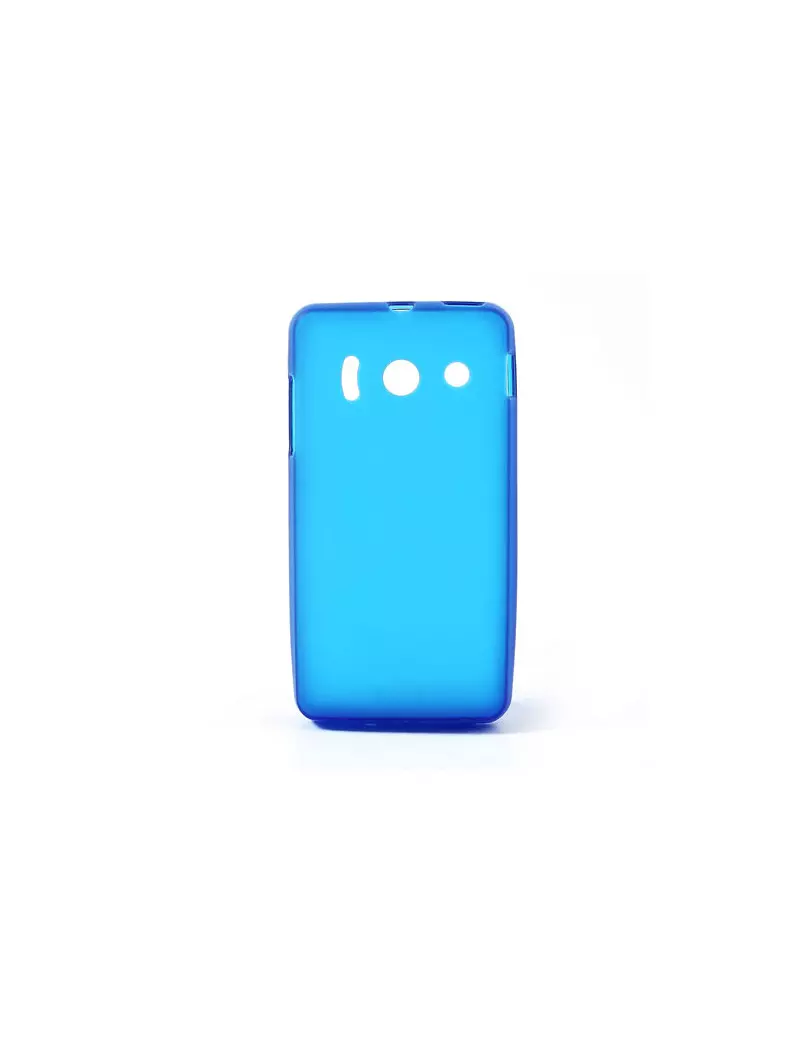 Cover in TPU Gel Cover per Huawei Ascend Y300 U8833 (Blu Scuro)