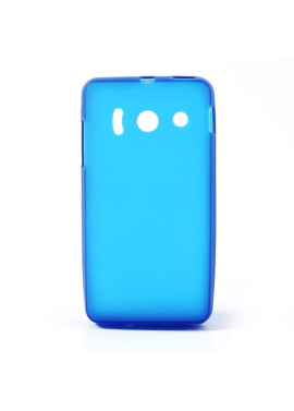 Cover in TPU Gel Cover per Huawei Ascend Y300 U8833 (Blu Scuro)