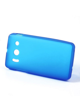 Cover in TPU Gel Cover per Huawei Ascend Y300 U8833 (Blu Scuro)