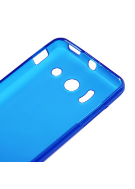 Cover in TPU Gel Cover per Huawei Ascend Y300 U8833 (Blu Scuro)