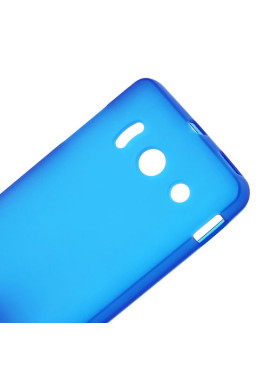 Cover in TPU Gel Cover per Huawei Ascend Y300 U8833 (Blu Scuro)