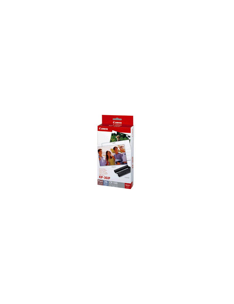 Inchiostro Originale e Carta Fotografica Canon KP-36IP 7737A001 - 10x15 cm (Conf. 36 Fogli) Inchiostro Originale e Carta Fotografica Canon KP-36IP 7737A001 - 10x15 cm (Conf. 36 Fogli)