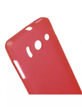 Cover in TPU Gel Cover per Huawei Ascend Y300 U8833 (Rosso)