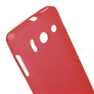 Cover in TPU Gel Cover per Huawei Ascend Y300 U8833 (Rosso)