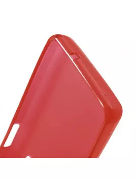 Cover in TPU Gel Cover per Huawei Ascend Y300 U8833 (Rosso)