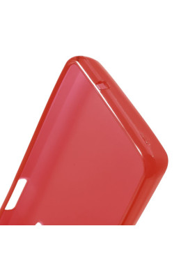 Cover in TPU Gel Cover per Huawei Ascend Y300 U8833 (Rosso)