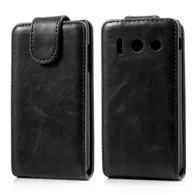 Cover Flip Magnetica per Huawei Ascend Y300 U8833 (Nero)