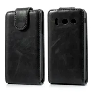 Cover Flip Magnetica per Huawei Ascend Y300 U8833 (Nero)