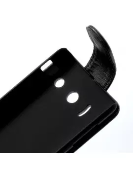Cover Flip Magnetica per Huawei Ascend Y300 U8833 (Nero)
