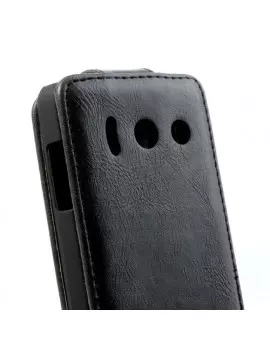 Cover Flip Magnetica per Huawei Ascend Y300 U8833 (Nero)