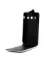 Cover Flip Verticale in Ecopelle per Huawei Ascend Y300 U8833 (Bianco)