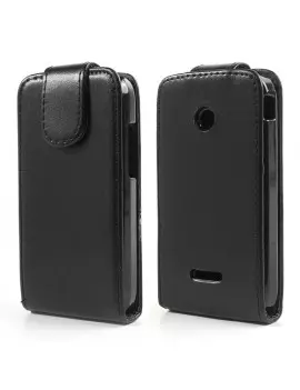 Cover Flip Magnetica per Huawei Ascend Y210 U8685 (Nero)