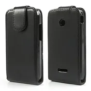 Cover Flip Magnetica per Huawei Ascend Y210 U8685 (Nero)