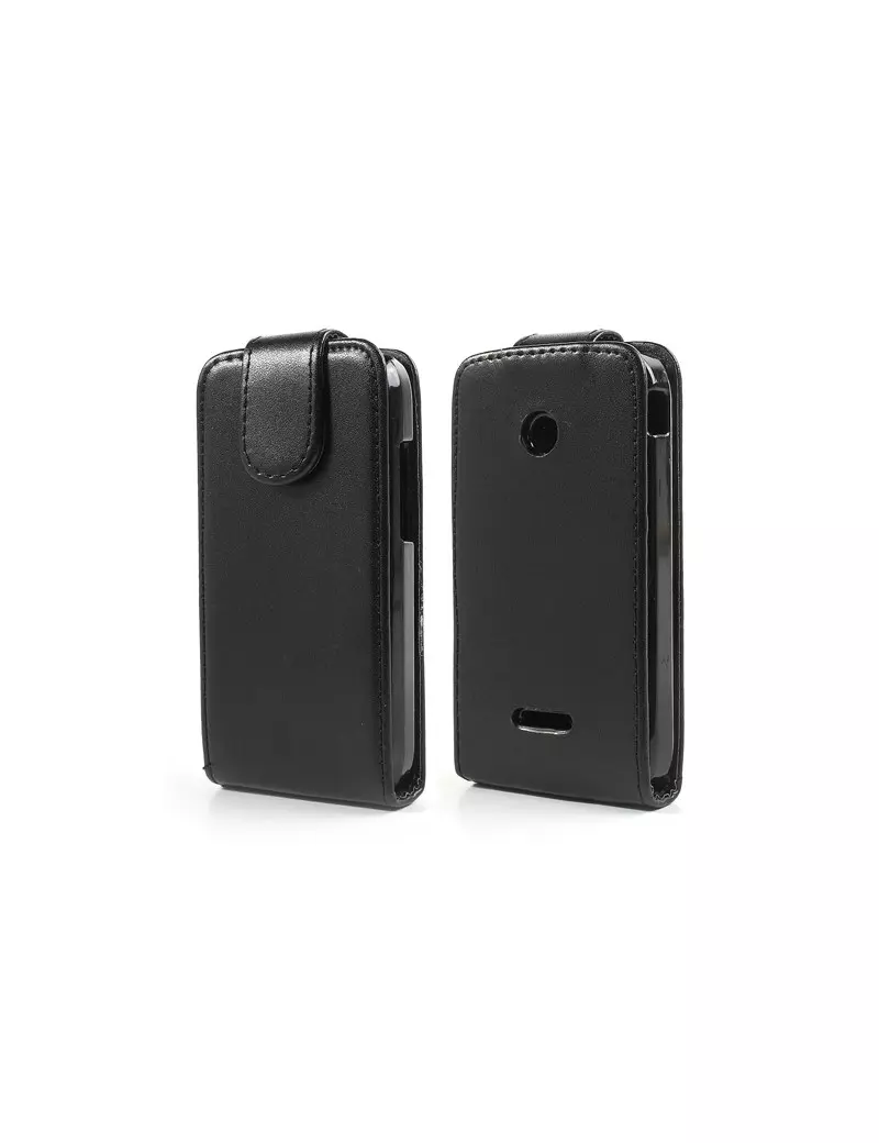 Cover Flip Magnetica per Huawei Ascend Y210 U8685 (Nero)