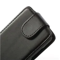 Cover Flip Verticale in Ecopelle per Huawei Ascend Y300 U8833 (Nero)