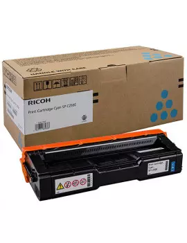 Toner Originale Ricoh 407544 (Ciano 1600 pagine) 