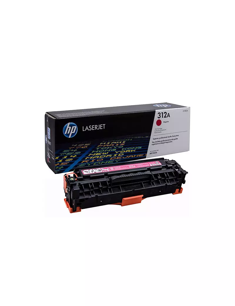 Toner Originale HP CF383A 312A (Magenta 2700 Pagine) Toner Originale HP CF383A 312A (Magenta 2700 Pagine)