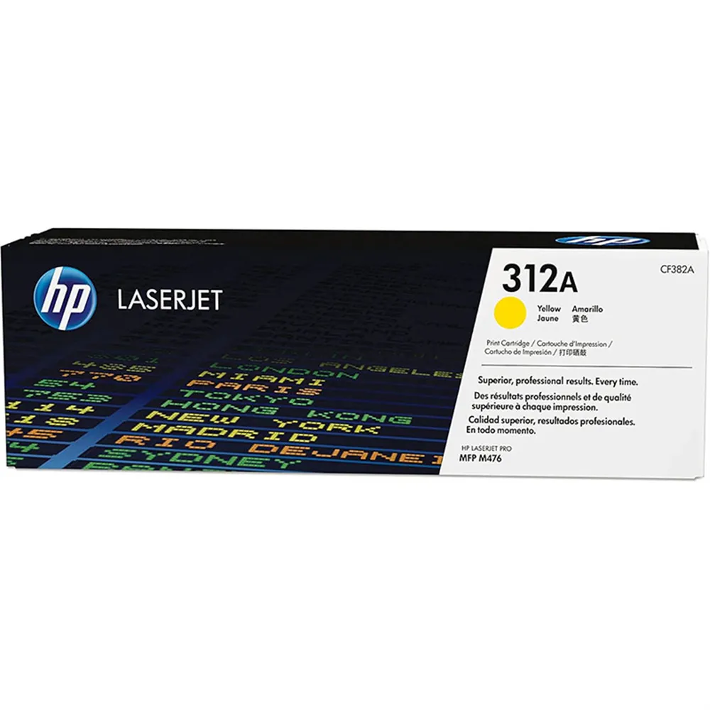 Toner Originale HP CF382A 312A (Giallo 2700 Pagine)