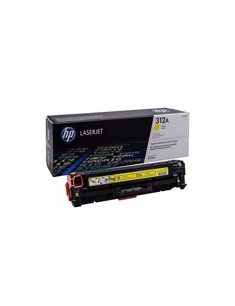 Toner Originale HP CF382A 312A (Giallo 2700 Pagine)