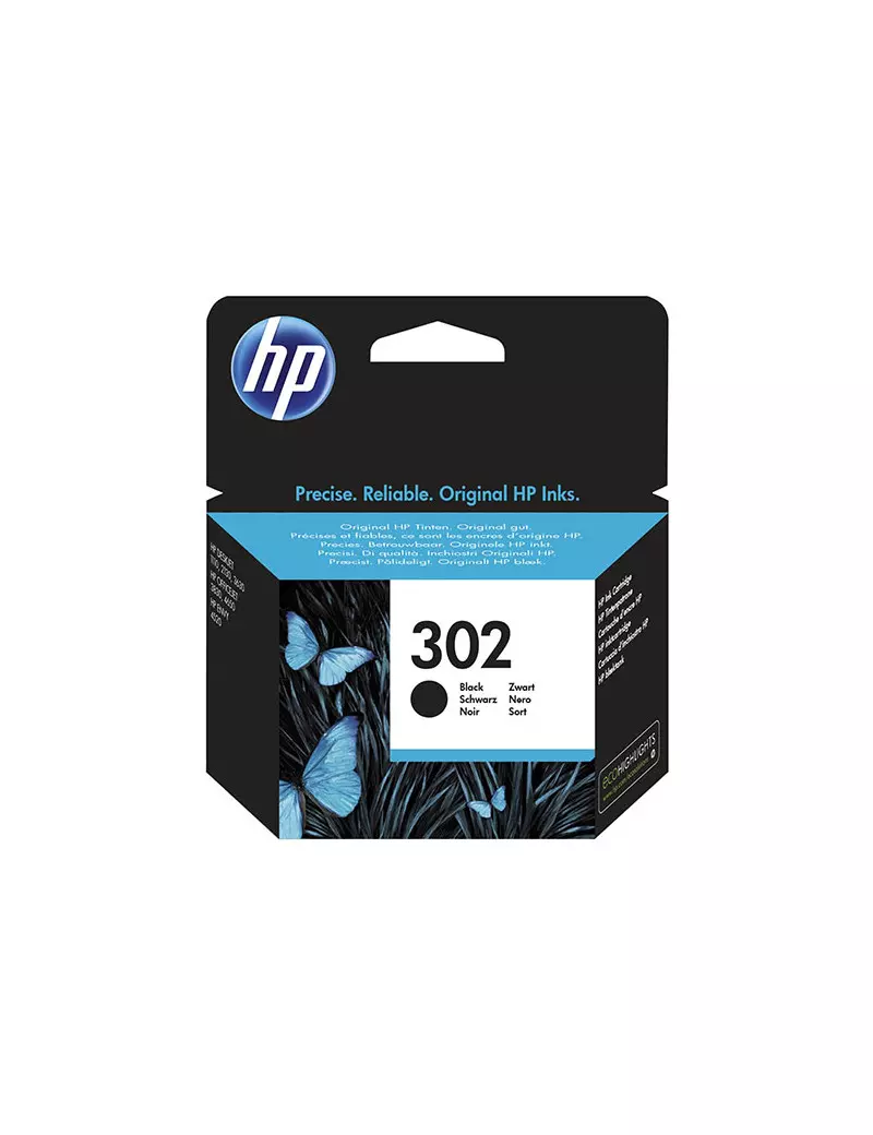 Cartuccia Originale HP F6U66A 302 (Nero 190 pagine) Cartuccia Originale HP F6U66A 302 (Nero 190 pagine)