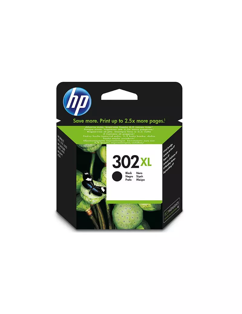 Cartuccia Originale HP F6U68A 302XL (Nero 480 pagine) Cartuccia Originale HP F6U68A 302XL (Nero 480 pagine)