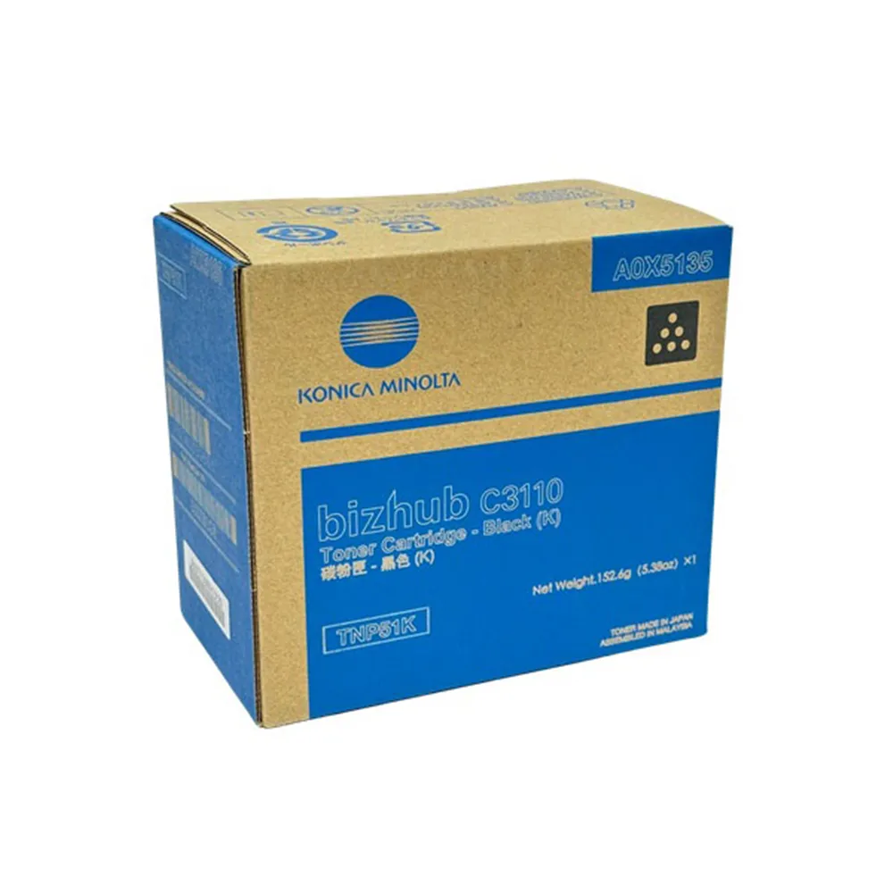 Toner Originale Konica Minolta TNP51K A0X5155 (Nero 5000 pagine) 