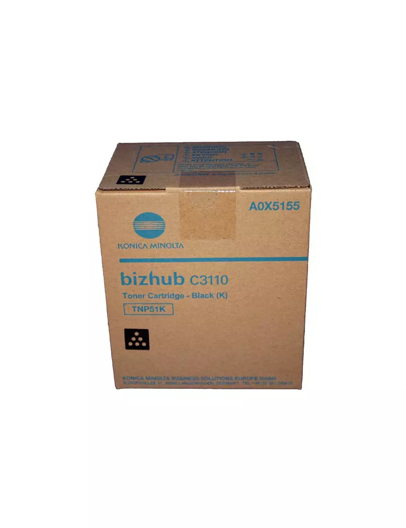 Toner Originale Konica Minolta TNP51K A0X5155 (Nero 5000 pagine) Toner Originale Konica Minolta TNP51K A0X5155 (Nero 5000 pagine)