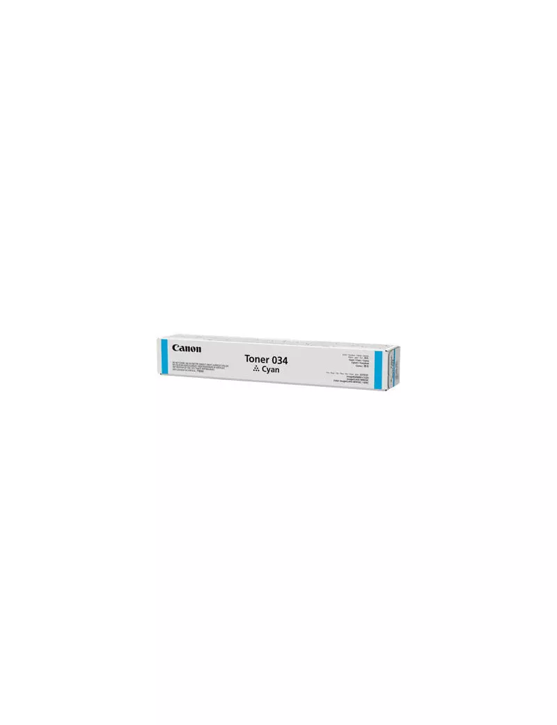 Toner Originale Canon 034c 9453B001 (Ciano 7300 pagine) Toner Originale Canon 034c 9453B001 (Ciano 7300 pagine)