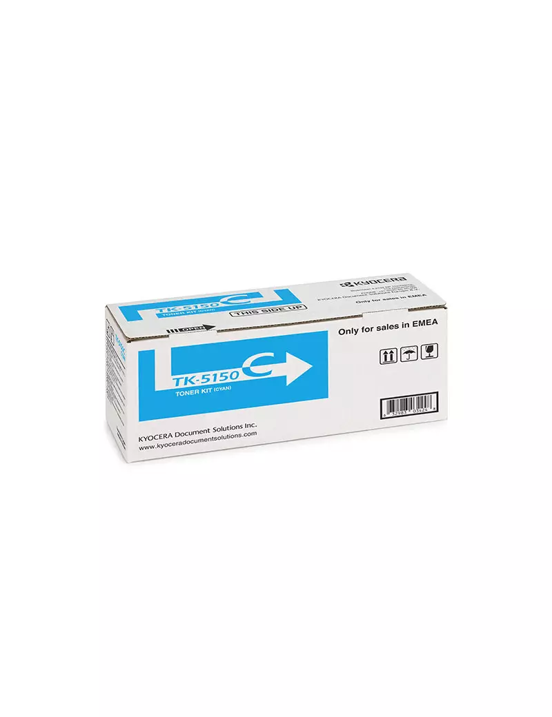 Toner Originale Kyocera TK-5150C 1T02NSCNL0 (Ciano 10000 pagine) Toner Originale Kyocera TK-5150C 1T02NSCNL0 (Ciano 10000 pagine)