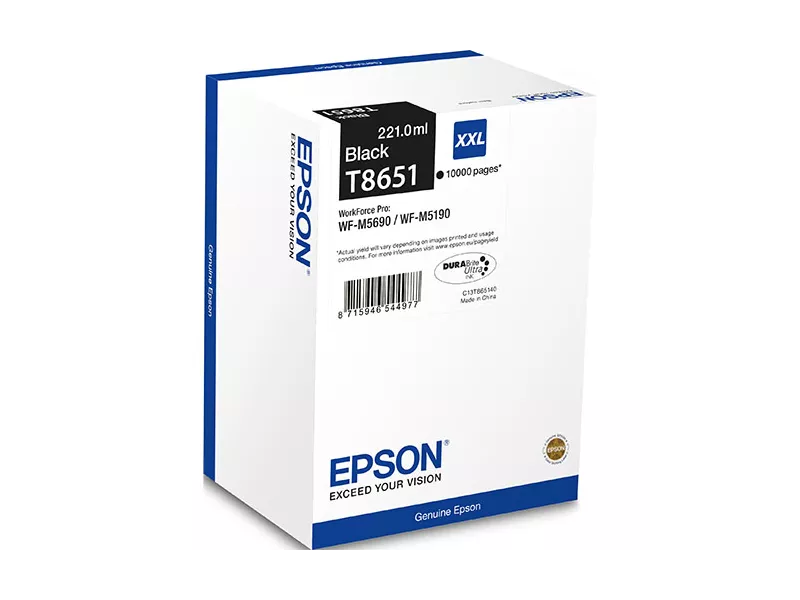 Cartuccia Originale Epson T865140 (Nero 10000 pagine) Cartuccia Originale Epson T865140 (Nero 10000 pagine)