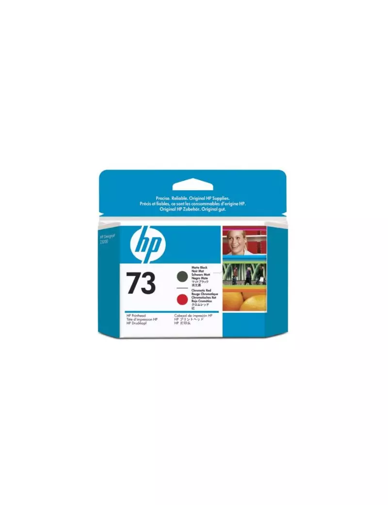 Testina Originale HP CD949A 73 (Nero Opaco e Rosso) Testina Originale HP CD949A 73 (Nero Opaco e Rosso)