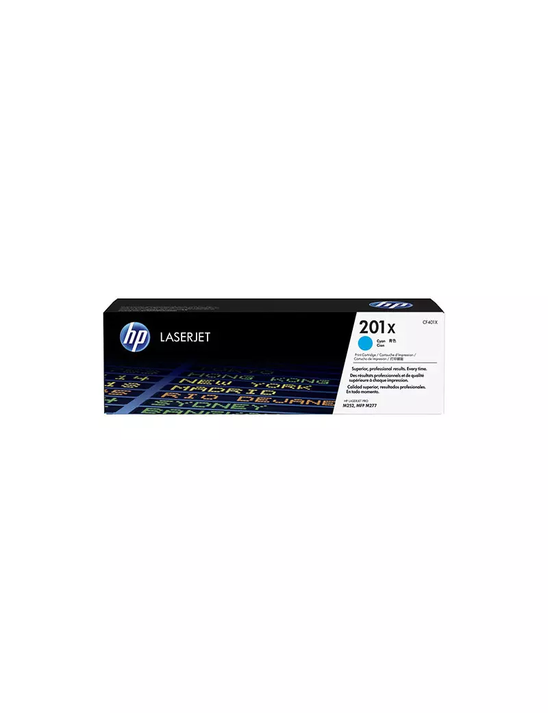 Toner Originale HP CF401X 201X (Ciano 2300 pagine) Toner Originale HP CF401X 201X (Ciano 2300 pagine)