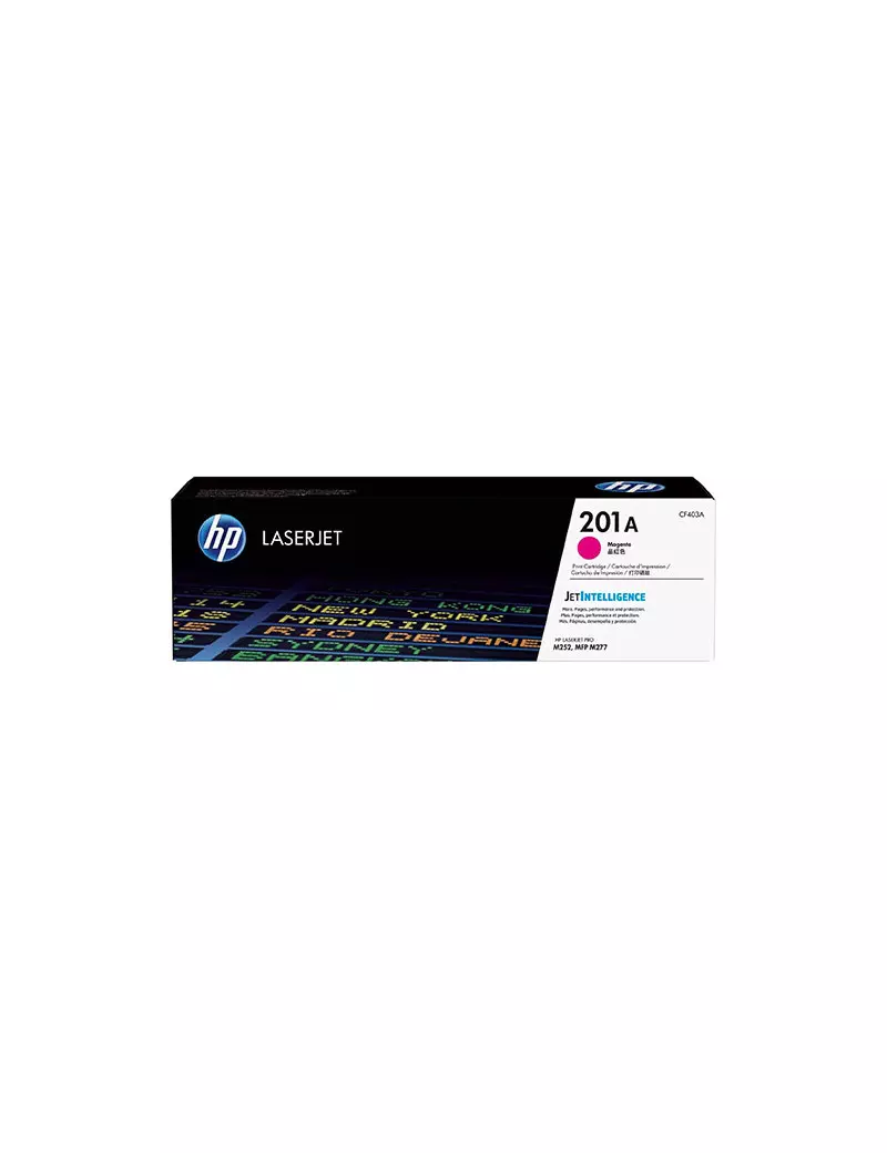 Toner Originale HP CF403A 201A (Magenta 1400 pagine)