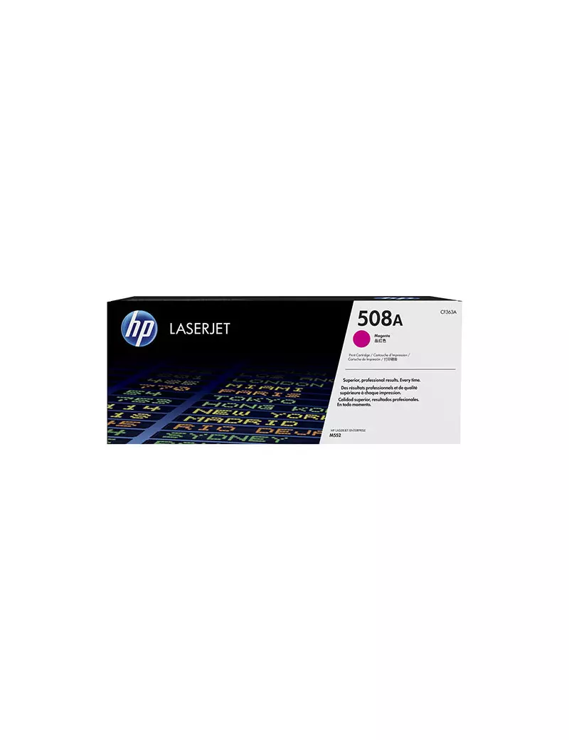 Toner Originale HP CF363A 508A (Magenta 5000 pagine) Toner Originale HP CF363A 508A (Magenta 5000 pagine)
