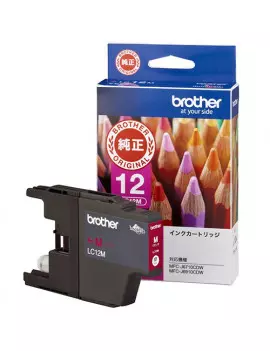 Cartuccia Originale Brother LC-12EM LC12EM (Magenta 1200 pagine)